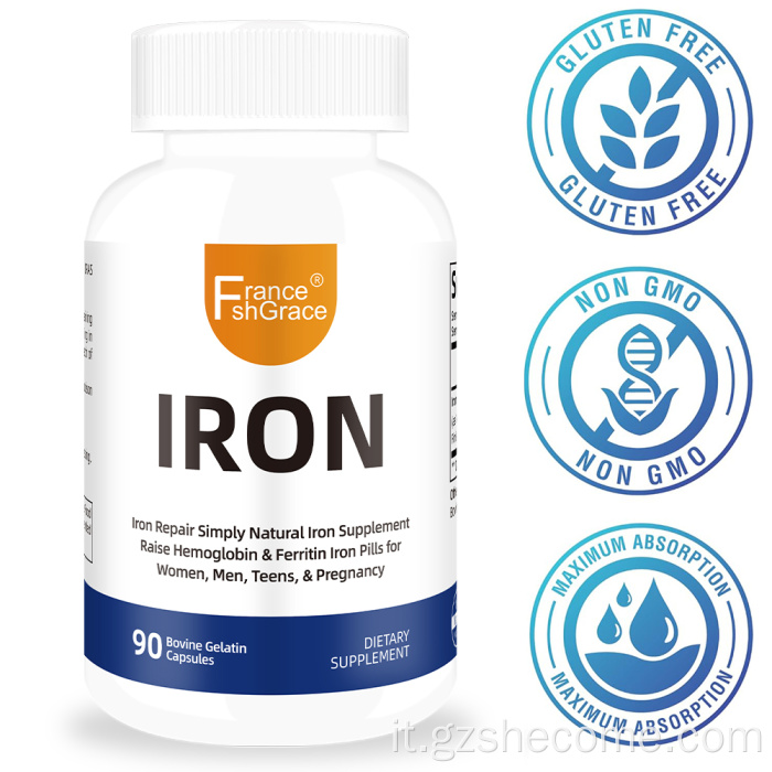 Shecome Iron Capsules Supporto energetico e vitale